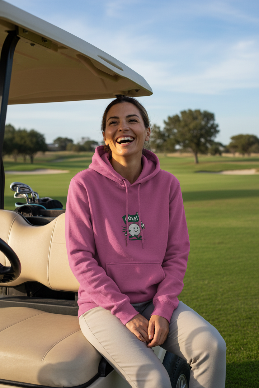 Golf Ball Character - Pink